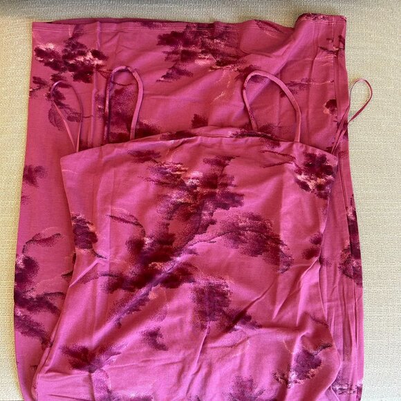 NEW Reformation Elise Midi Knit Dress Small Hothouse Rose Floral - Picture 6 of 9